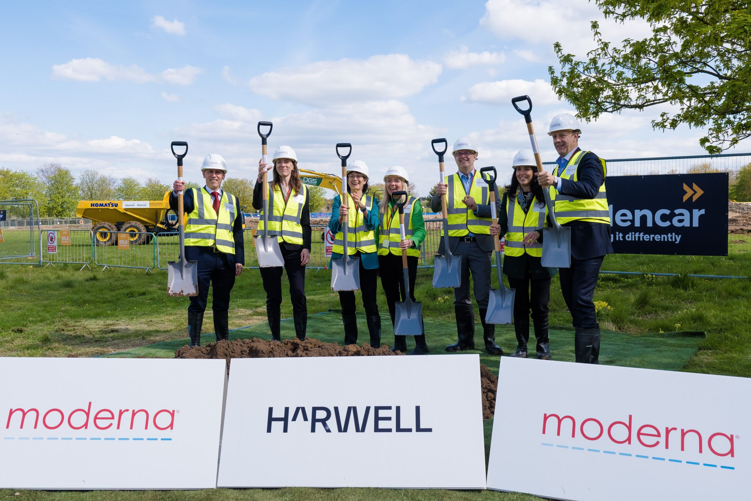 Moderna Groundbreaking at Harwell Campus