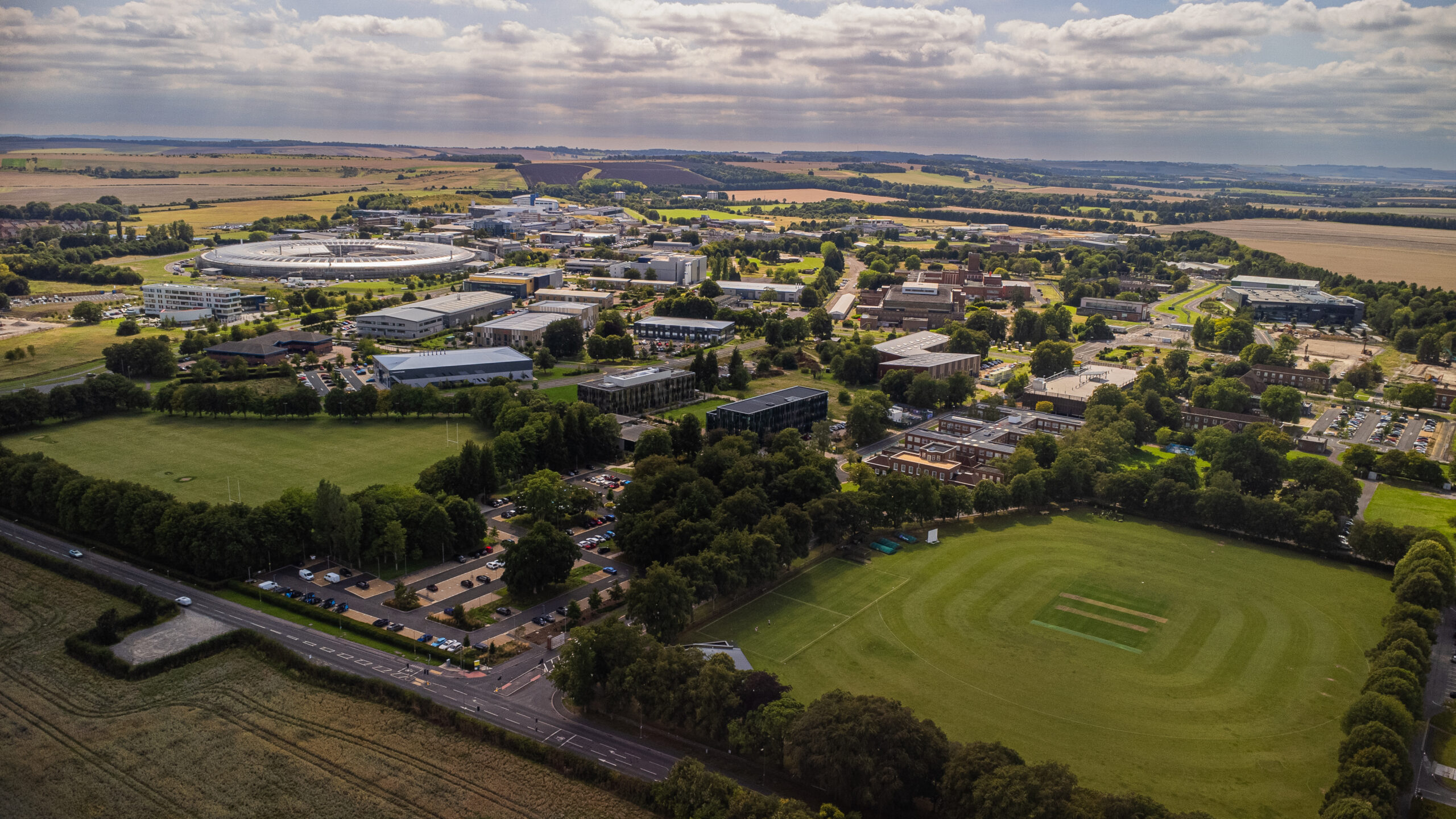 Harwell aerial image